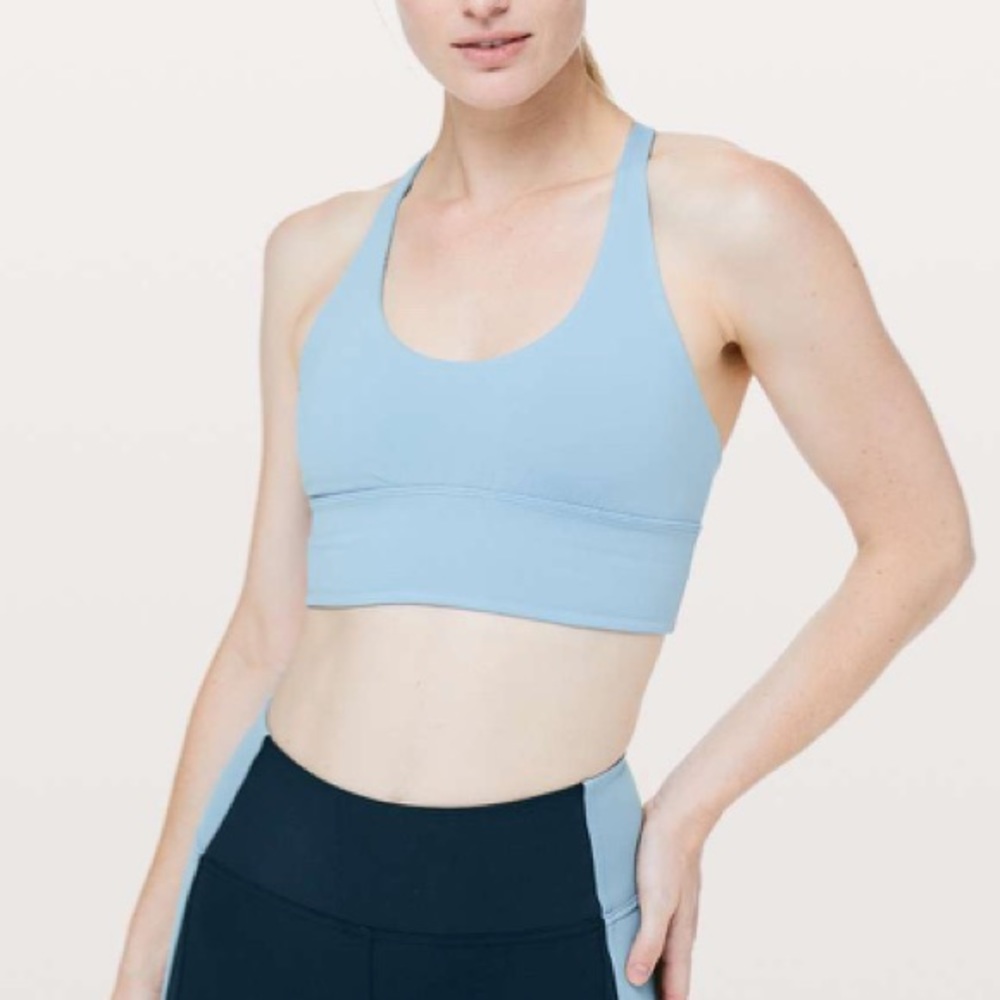 LULULEMON FREE TO BE MOVED BRA IN BLUE